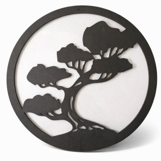 Bonsai ze sklejki, różne średnice, pięć koron