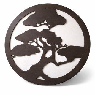 Bonsai ze sklejki, różne średnice