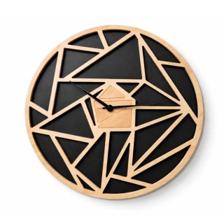 Drewniany zegar o średnicy 45 cm z plecami