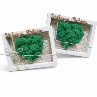 Dwie ramki z sercem "Kochanym Rodzicom "