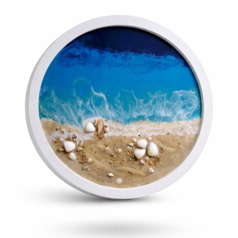 Morski obraz  z żywicy epoksydowej 