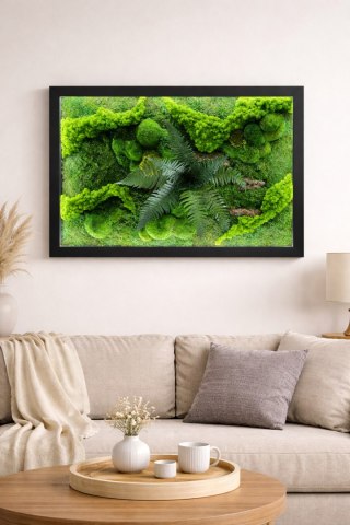 Obraz z mchu z podświetleniem LED