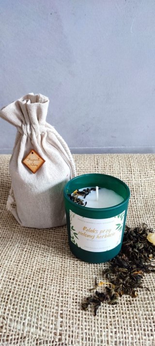 Świeca sojowa - zielona herbata 160 ml