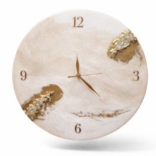 Zegar z żywicy epoksydowej, 45cm