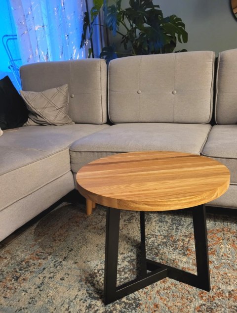 Dębowy stolik kawowy, 50 cm