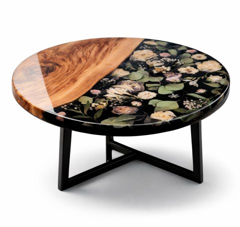 Konserwacja bukietu ślubnego w formie stolika kawowego