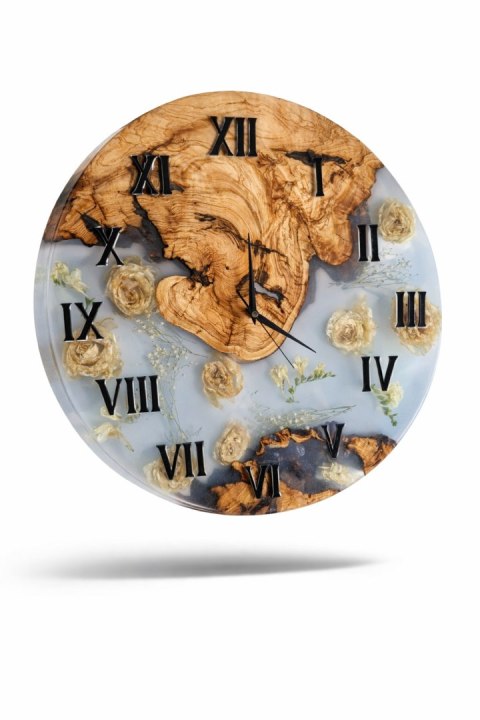 zegar z bukietu ślubnego