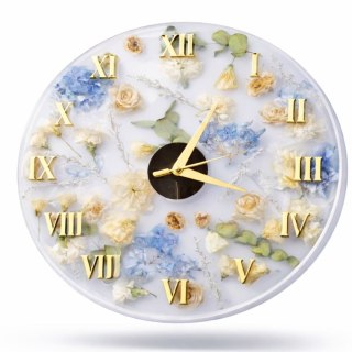 Konserwacja bukietu ślubnego, zegar z bukietu ślubnego