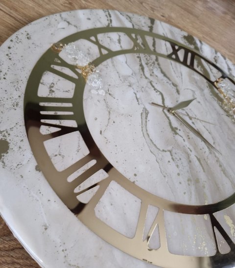 Zegar glamour z podświetleniem LED 50 cm